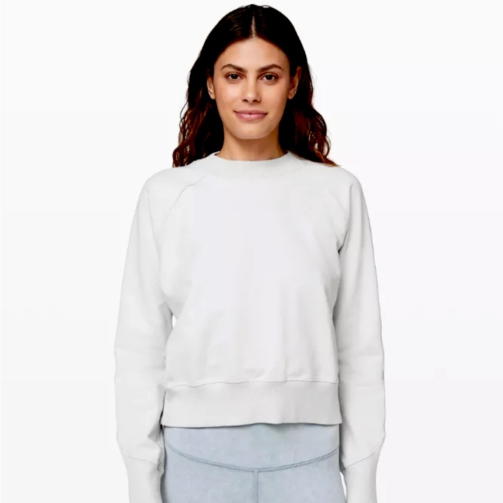 Lululemon Cropped Ready to Roll Crew - Size Small